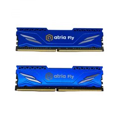 Оперативна пам'ять ATRIA 16 GB (2x8GB) DDR4 3600 MHz Fly Blue (UAT43600CL18BLK2/16) фото