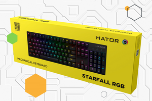 Огляд клавіатури Hator Starfall RGB фото