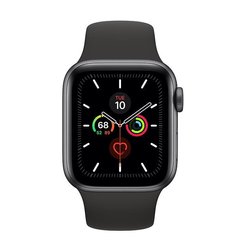 Смарт-годинник Apple Watch Series 5 GPS 40mm Space Gray Aluminum w. Black b.- Space Gray Aluminum (MWV82) фото