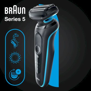 Електробритви Braun Series 5 51-M1000s BLACK / MINT фото