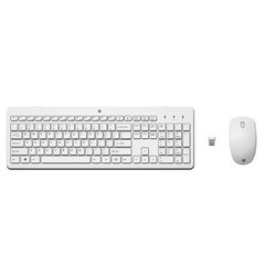 Комплект (клавіатура+миша) HP 230 Wireless Mouse and Keyboard Combo White (3L1F0AA) фото