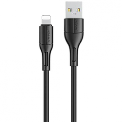 Кабель USB Usams Lightning U68 Charging 2A 1.0m Black фото