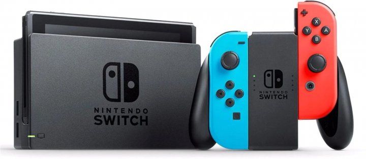 Игровая приставка Nintendo Switch with Neon Blue and Neon Red Joy-Con (045496452629/45496453596) фото