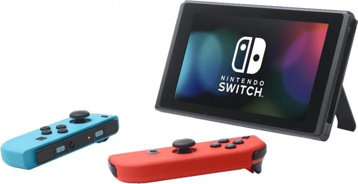 Игровая приставка Nintendo Switch with Neon Blue and Neon Red Joy-Con (045496452629/45496453596) фото