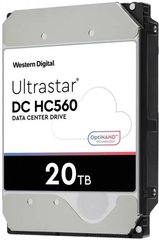 Жесткий диск WD Ultrastar DC HC560 20 TB (0F38755, WUH722020ALE6L4) фото