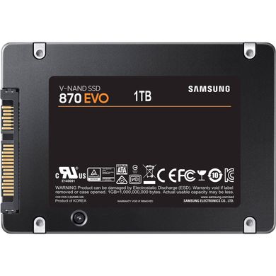 SSD накопитель Samsung 870 EVO 1 TB (MZ-77E1T0B) фото