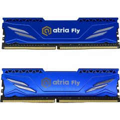 Оперативна пам'ять ATRIA 32 GB (2x16GB) DDR4 3200 MHz Fly Blue (UAT43200CL18BLK2/32) фото