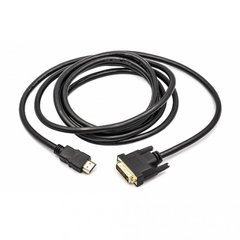 Кабелі та перехідники PowerPlant DVI - HDMI 3m Black (CA910991) фото