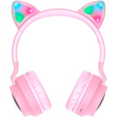 Наушники Hoco W27 Cat Ear Pink фото
