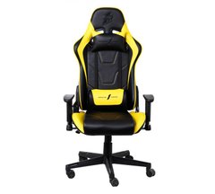 Геймерське (Ігрове) Крісло 1STPLAYER FK2 black/yellow фото