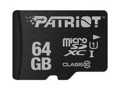 Карта пам'яті PATRIOT 64 GB microSDXC UHS-I LX PSF64GMDC10 фото
