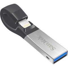 Flash пам'ять SanDisk 64 GB iXpand USB 3.0/Lightning (SDIX30N-064G-GN6NN) фото
