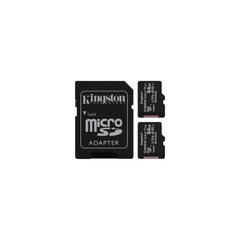 Карта памяти Kingston 64 GB microSDXC Class 10 UHS-I Canvas Select Plus Two Pack + SD Adapter SDCS2/64GB-2P1A фото