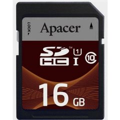 Карта пам'яті Apacer 16 GB SDHC Class 10 UHS-I U1 AP16GSDHC10U1-R фото