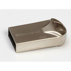 Flash память Mibrand 8GB Hawk USB 2.0 Silver (MI2.0/HA8M1S) фото