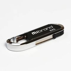 Flash память Mibrand 64GB Aligator USB 2.0 Black (MI2.0/AL64U7B) фото