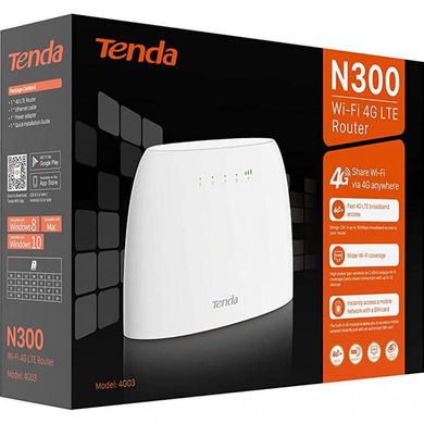 Маршрутизатор та Wi-Fi роутер Tenda 4G03 фото