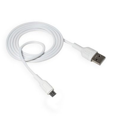 Кабель USB XO MicroUSB NB212 2.1A 1.0m White фото