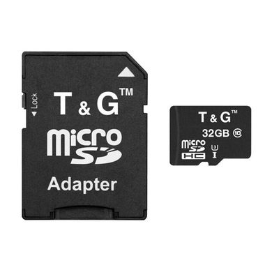 Карта пам'яті T&G 32 GB microSDHC CLASS 10 UHS-I (U3) + SD-adapter TG-32GBSD10U3-01 фото