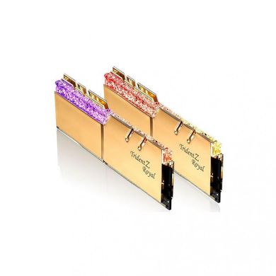 Оперативна пам'ять G.Skill 16 GB (2x8GB) DDR4 3600 MHz Trident Z Royal Gold (F4-3600C18D-16GTRG) фото