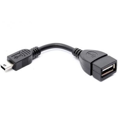 Кабелі та перехідники ATcom USB 2.0 Micro 5P to AF OTG 0.8m (16028) фото