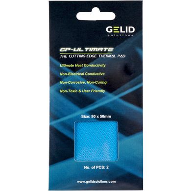 Термопрокладка GELID Solutions GP-Ultimate Thermal Pad 90x50x1.5mm 2шт (TP-VP04-C) фото