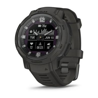 Смарт-часы Garmin Instinct Crossover Solar Graphite (010-02730-11/01) фото