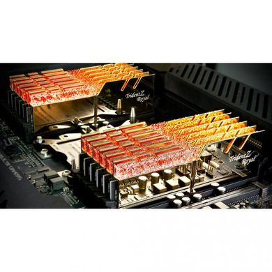 Оперативна пам'ять G.Skill 16 GB (2x8GB) DDR4 3600 MHz Trident Z Royal Gold (F4-3600C18D-16GTRG) фото