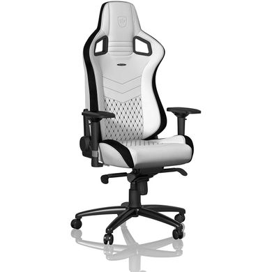 Геймерское (Игровое) Кресло Noblechairs Epic PU leather white/black (GAGC-085) фото