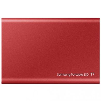 SSD накопичувач Samsung T7 2 TB Red (MU-PC2T0R/WW) фото
