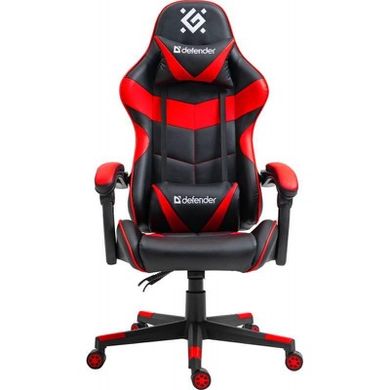 Геймерское (Игровое) Кресло Defender Comfort Black/Red (64379) фото