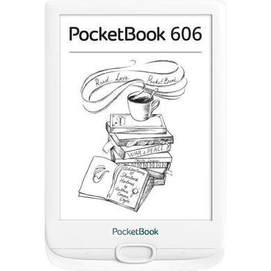 Электронная книга PocketBook 606 White (PB606-D-CIS) фото