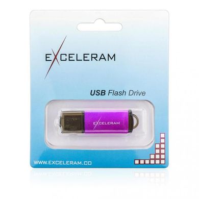 Flash пам'ять Exceleram 32 GB A3 Series Purple USB 2.0 (EXA3U2PU32) фото