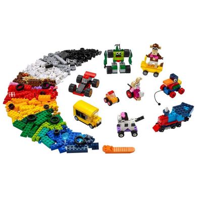 Конструктор LEGO LEGO Classic Кубики и колеса (11014) фото