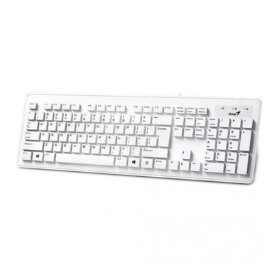 Клавіатура Genius SlimStar 130 White (31300726104) фото