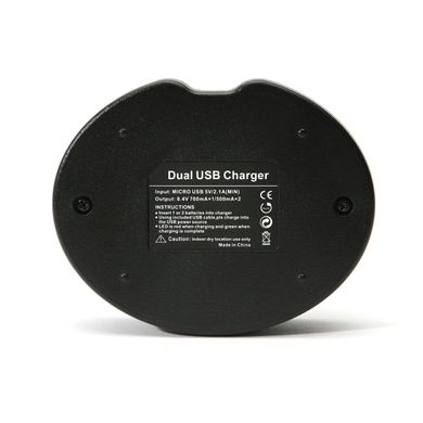 Зарядний пристрій PowerPlant Зарядное устройство для Dual Canon LP-E10 DV00DV3319 фото