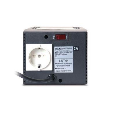 Стабілізатор напруги Powercom TCA-600 black фото