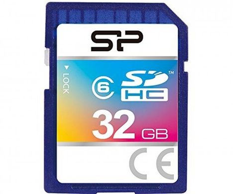 Карта памяти Silicon Power 32 GB SDHC Class 6 SP032GBSDH006V10 фото