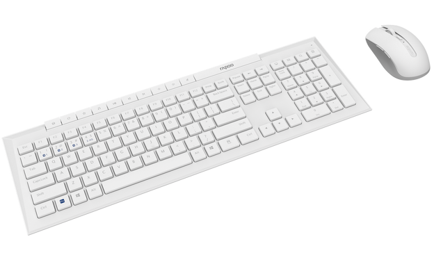 Комплект (клавиатура+мышь) Rapoo 8210M Wireless White (8210M White) фото