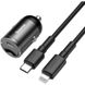 Baseus Tiny Star Mini PPS Quick Charger Suit + Type-C To Lightning 18W Cable Gray (TZVCHX-0G)