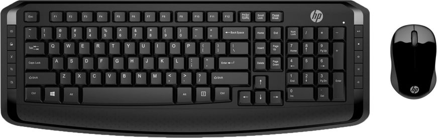 Комплект (клавіатура+миша) HP Keyboard & Mouse 300 Black (3ML04AA) фото