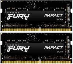 Оперативная память Kingston FURY 32 GB SO-DIMM DDR4 2666 MHz Impact (KF426S16IB/32) фото