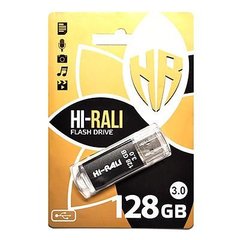 Flash пам'ять Hi-Rali 128 GB Rocket Series USB 3.0 Black (HI-128GBVC3BK) фото
