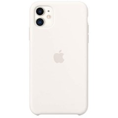 Apple iPhone 11 Silicone Case - White MWVX2 фото