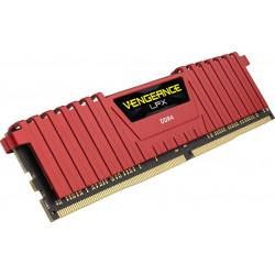 Оперативна пам'ять Память Corsair 4 GB DDR4 2400 MHz Vengeance LPX Red (CMK4GX4M1A2400C16R) фото