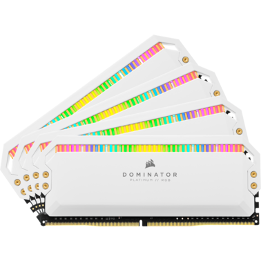Оперативна пам'ять Corsair 32 GB (4x8GB) DDR4 3200 MHz Dominator Platinum RGB (CMT32GX4M4Z3200C16W) фото