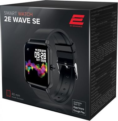 Смарт-часы 2E WAVE SE 40mm Black (2E-CWW10BK) фото