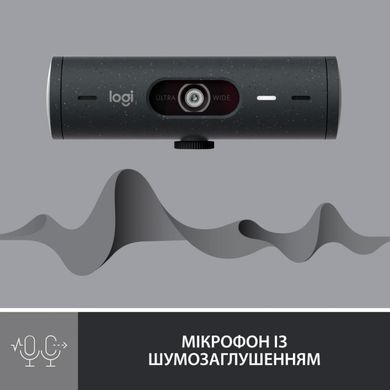 Вебкамера Logitech Brio 500 Graphite (960-001422) фото