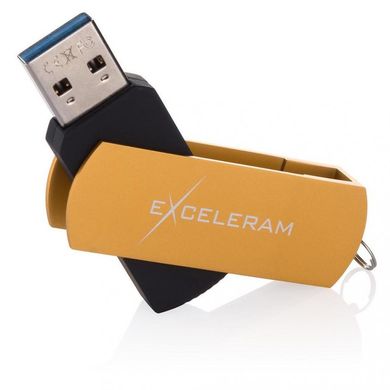 Flash память Exceleram P2 Black/Gold USB 3.1 EXP2U3GOB64 фото