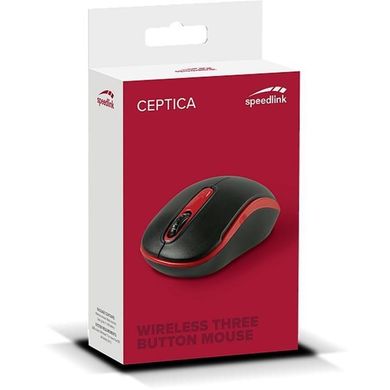 Миша комп'ютерна Speed-Link Ceptica Black\Red (SL-630013-BKRD) фото